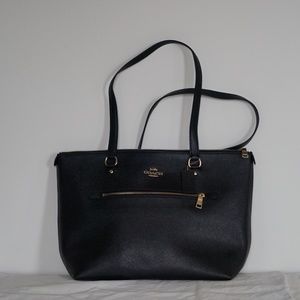 Coach Grossgrain Leather Gallery Tote